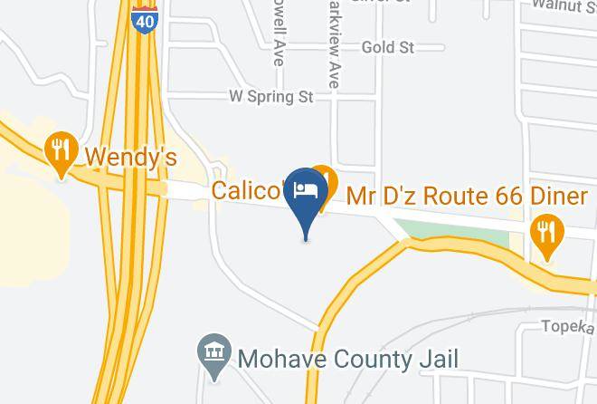 Mohave - Motel 6 Kingman Az Route 66 West Maps