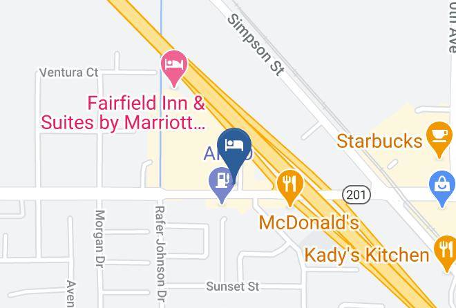 Fresno - Motel 6 Kingsburg Ca Maps