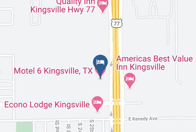 Motel 6 Kingsville Tx Map