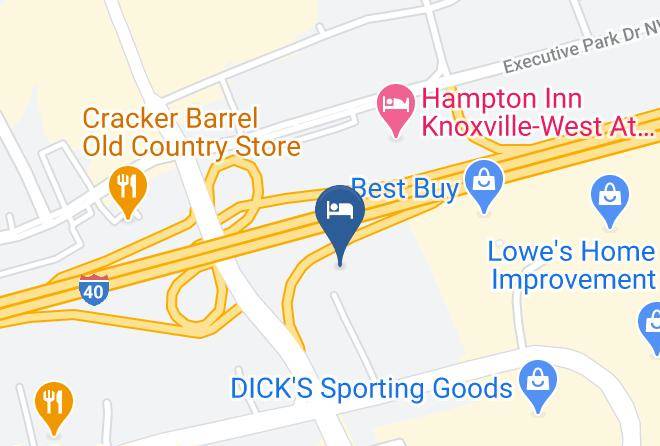 Knox - Motel 6 Cedar Bluff Maps