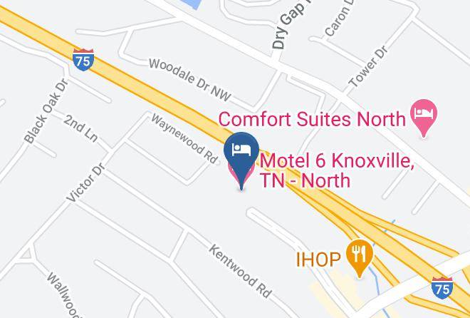 Knox - Motel 6 Knoxville Tn North Maps