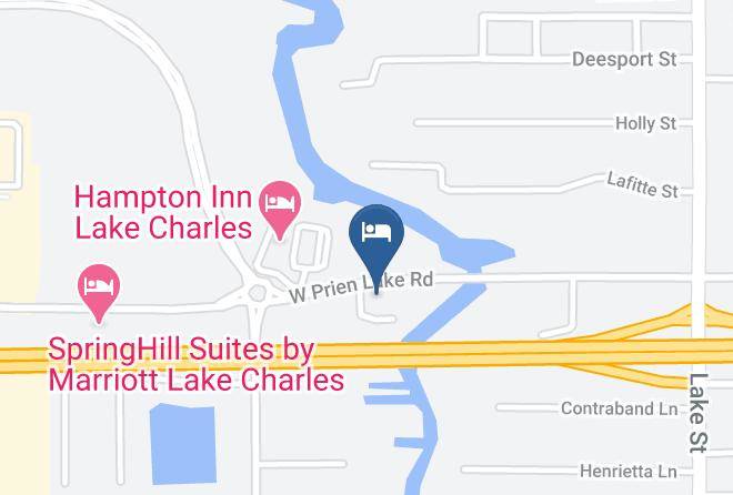 Calcasieu Par - Motel 6 Lake Charles La Lake Charles On The Bayou Maps
