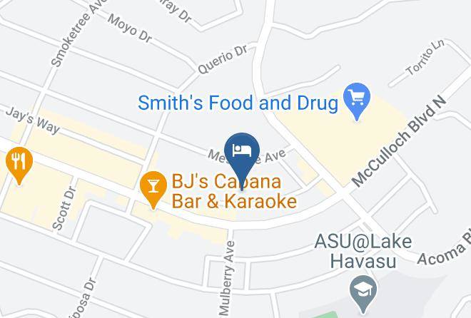 Mohave - Motel 6 Lake Havasu City Lake View Maps