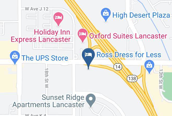 Motel 6 Lancaster Ca Map