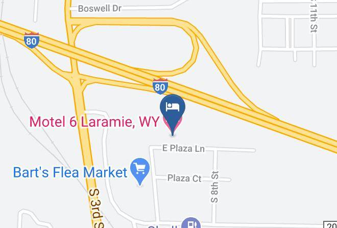 Motel 6 Laramie Wy Map