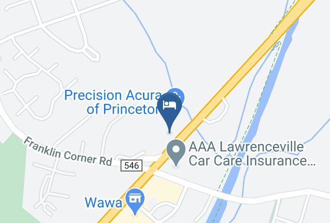 Mercer - Motel 6 Lawrenceville Maps