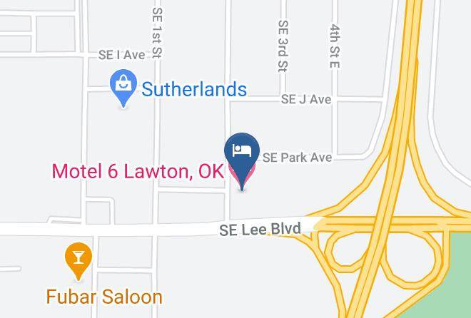 Comanche - Motel 6 Lawton Ok Maps
