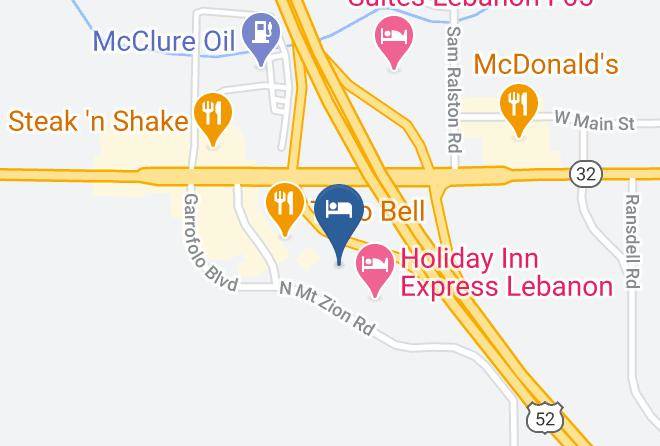 Boone - Motel 6 Lebanon In Maps