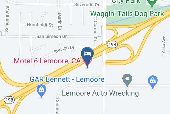 Kings - Motel 6 Lemoore Ca Maps