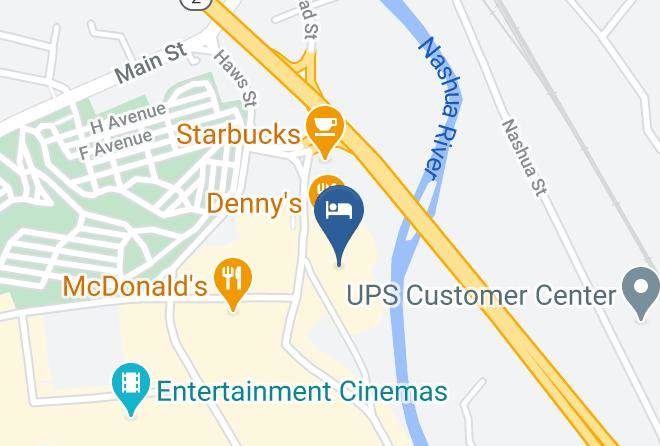 Worcester - Motel 6 Leominster Ma Maps