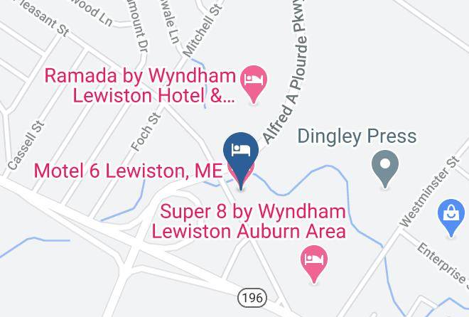 Androscoggin - Motel 6 Lewiston Me Maps