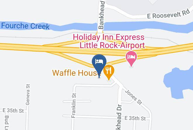 Pulaski - Motel 6 Little Rock Ar Airport Maps