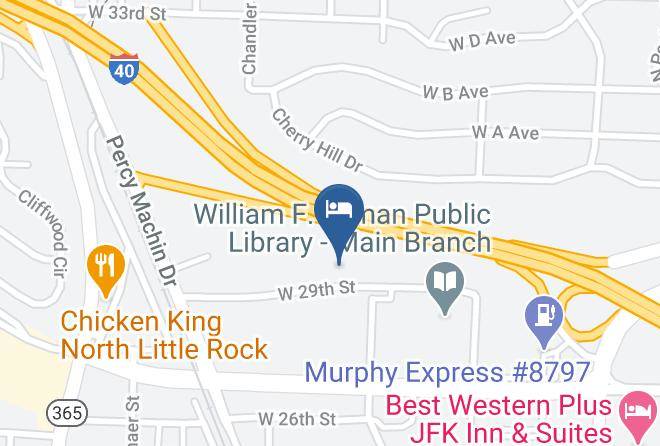 Pulaski - Motel 6 Little Rock North Maps