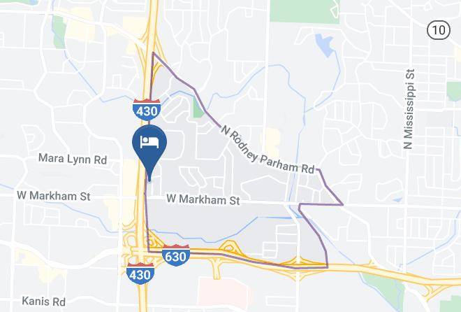 Pulaski - Motel 6 Little Rock Ar West Maps