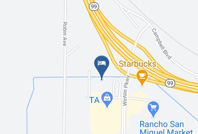 Merced - Motel 6 Livingston Ca Merced County Maps