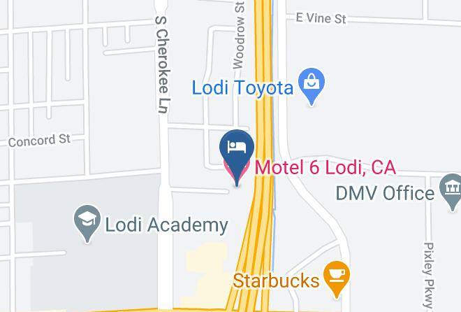San Joaquin - Motel 6 Lodi Ca Maps