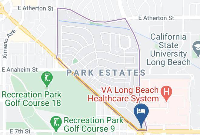 Los Angeles - Motel 6 Long Beach Ca Los Angeles Maps