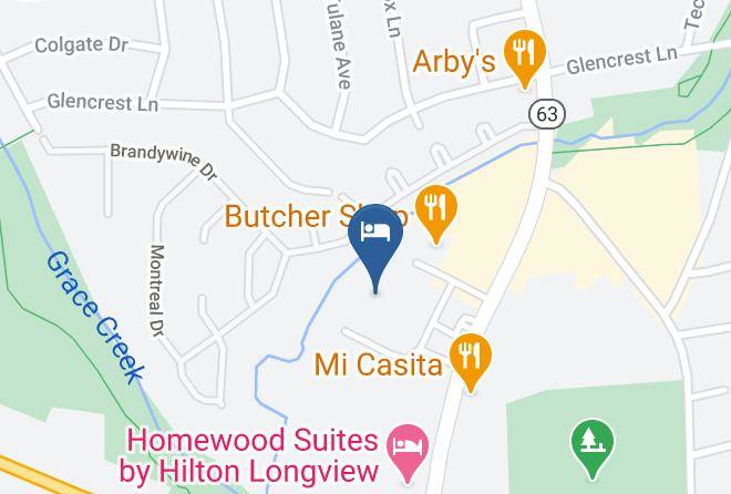Gregg - Motel 6 Longview Tx North Maps