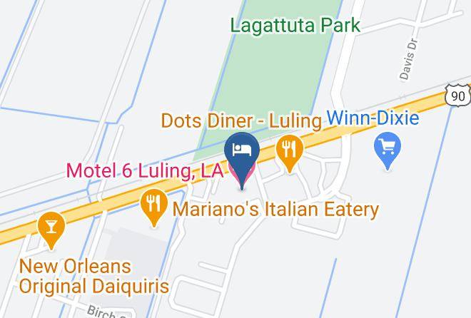 St Charles Par - Motel 6 Luling La Maps