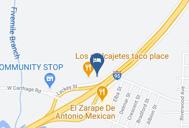 Robeson - Motel 6 Lumberton Nc Maps