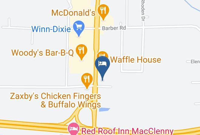 Baker - Motel 6 Macclenny Fl Maps