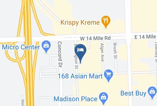 Oakland County - Motel 6 Madison Heights Mi Detroit Northeast Maps