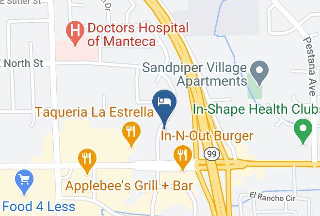 San Joaquin - Motel 6 Manteca Ca Maps