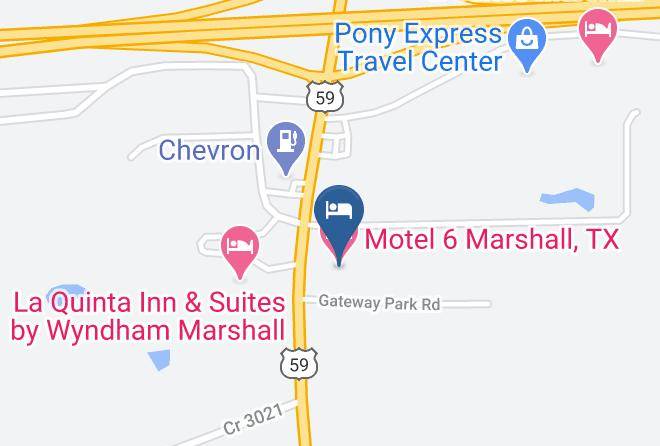 Harrison - Motel 6 Marshall Tx Maps