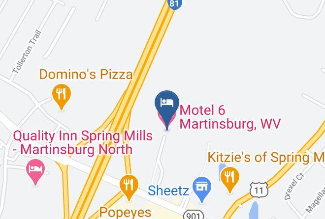 Berkeley - Motel 6 Martinsburg Wv Maps