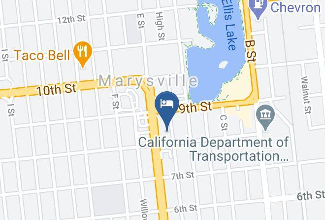 Yuba - Motel 6 Marysville Ca Maps