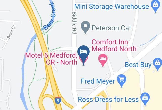 Jackson - Motel 6 Medford Or North Maps