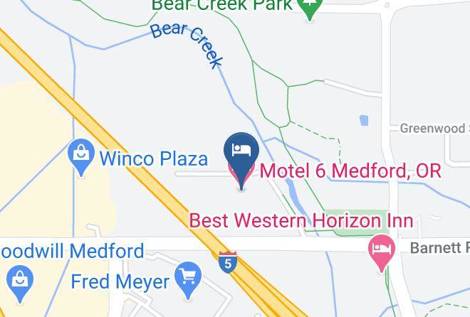 Jackson - Motel 6 Medford Or Maps