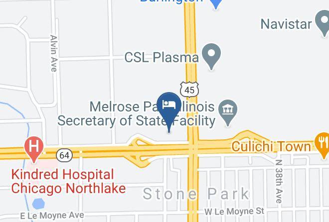 Cook - Motel 6 Melrose Park Il Maps