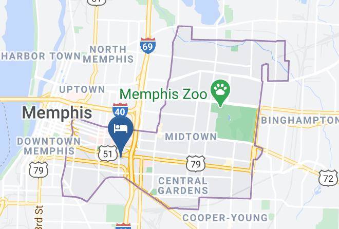 Motel 6 Memphis Tn Downtown Map