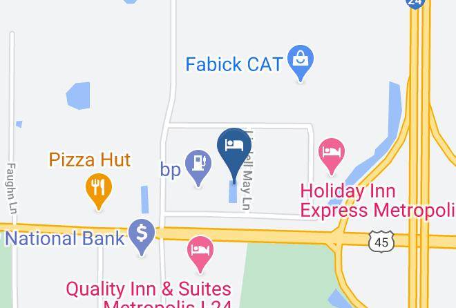 Massac - Motel 6 Metropolis Il Maps