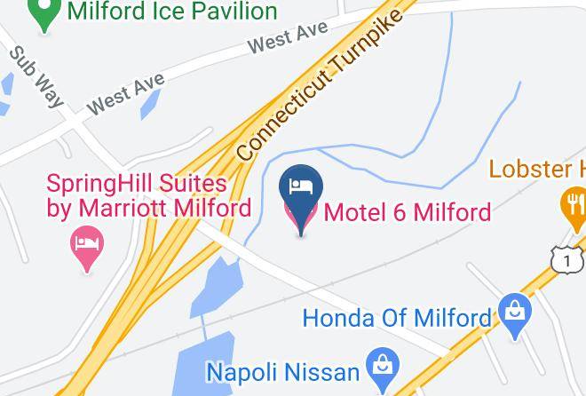New Haven - Motel 6 Milford Maps