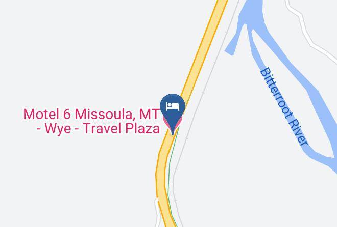 Missoula - Motel 6 Missoula Mt Wye Travel Plaza Maps