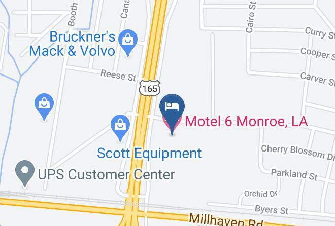 Ouachita Par - Motel 6 Monroe La Maps