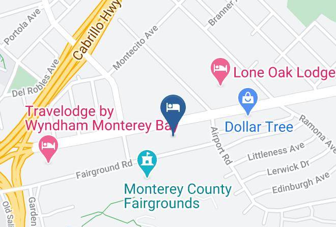 Monterey - Motel 6 Monterey Ca Maps