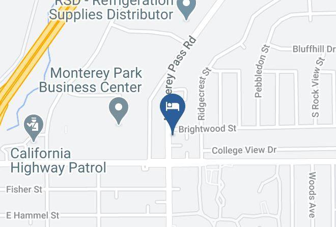 Los Angeles - Motel 6 Monterey Park Ca Maps