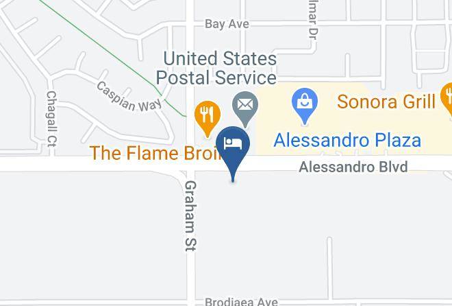 Motel 6 Moreno Valley Ca Perris Map