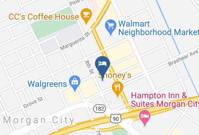 St Mary Par - Deluxe Inn & Suites Morgan City Maps