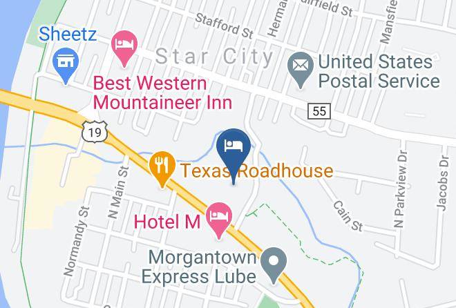 Monongalia - Motel 6 Morgantown Wv Maps