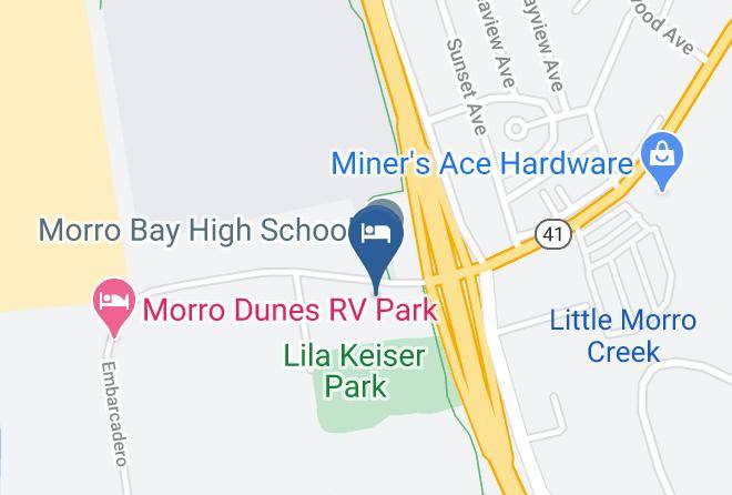 San Luis Obispo - Motel 6 Morro Bay Ca Maps