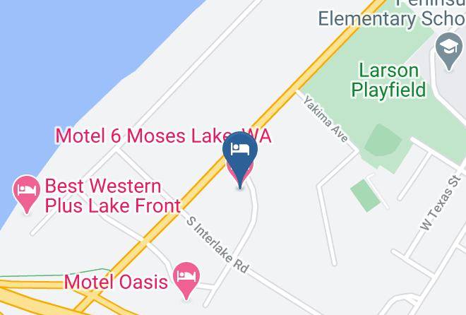 Grant - Motel 6 Moses Lake Wa Maps