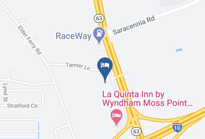 Motel 6 Moss Point Ms Map