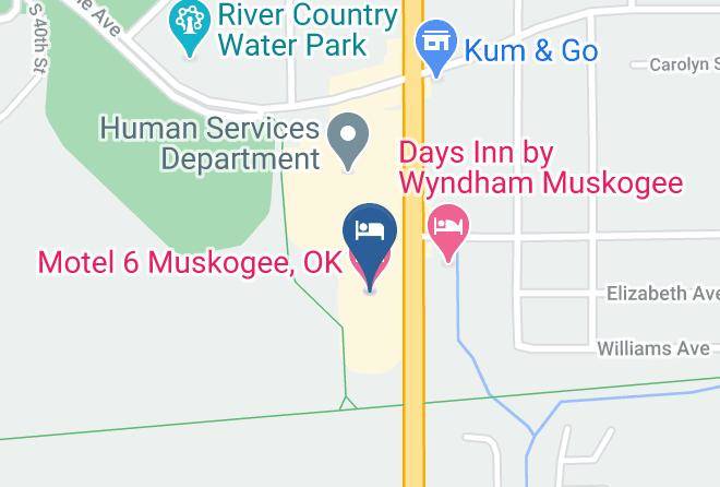 Muskogee - Motel 6 Muskogee Ok Maps