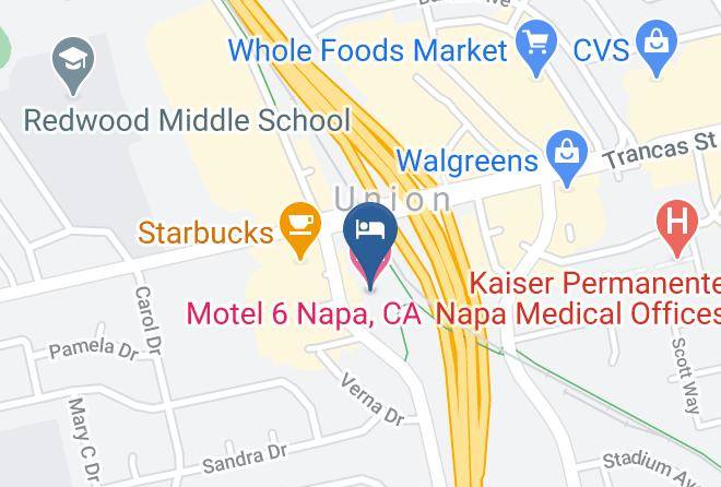 Napa - Motel 6 Napa Ca Maps