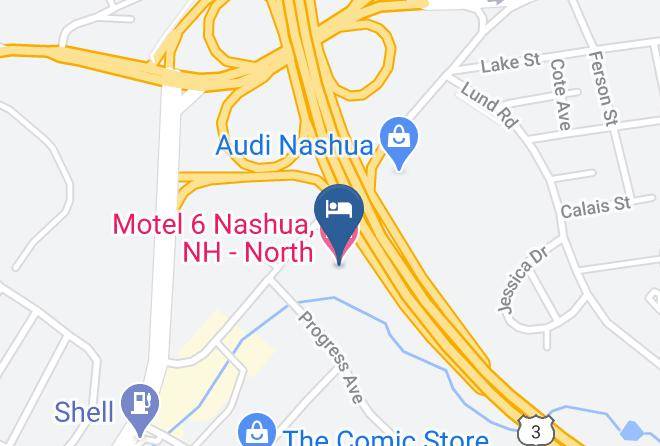 Hillsborough - Motel 6 Nashua Nh North Maps