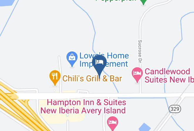 Iberia Par - Motel 6 New Iberia La Maps